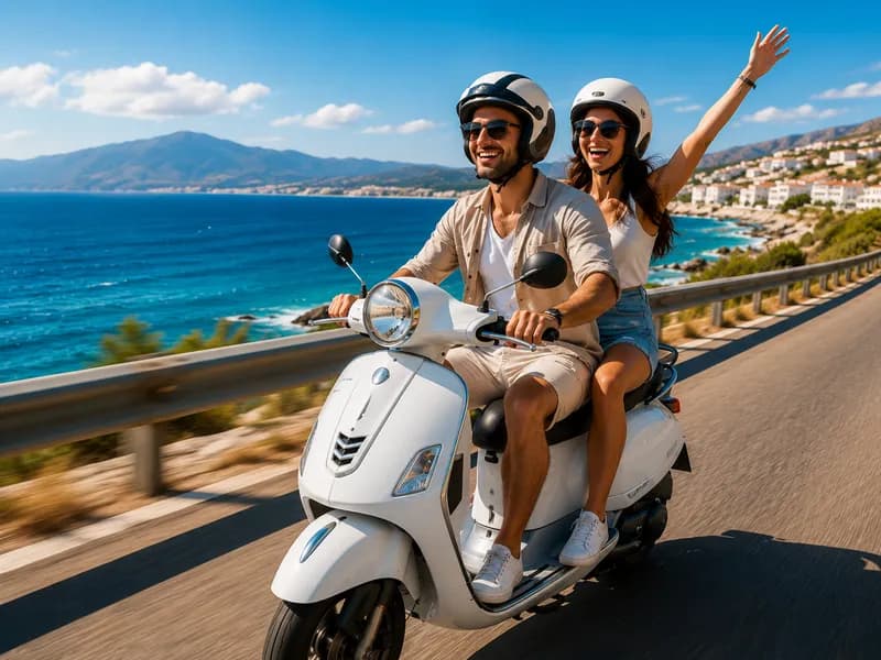 Rent a scooter in Greece